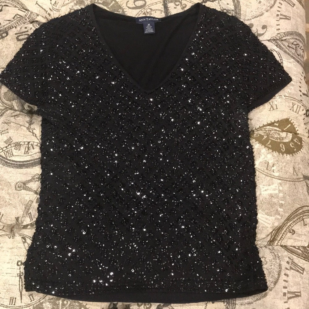 Ann Taylor Sequined top